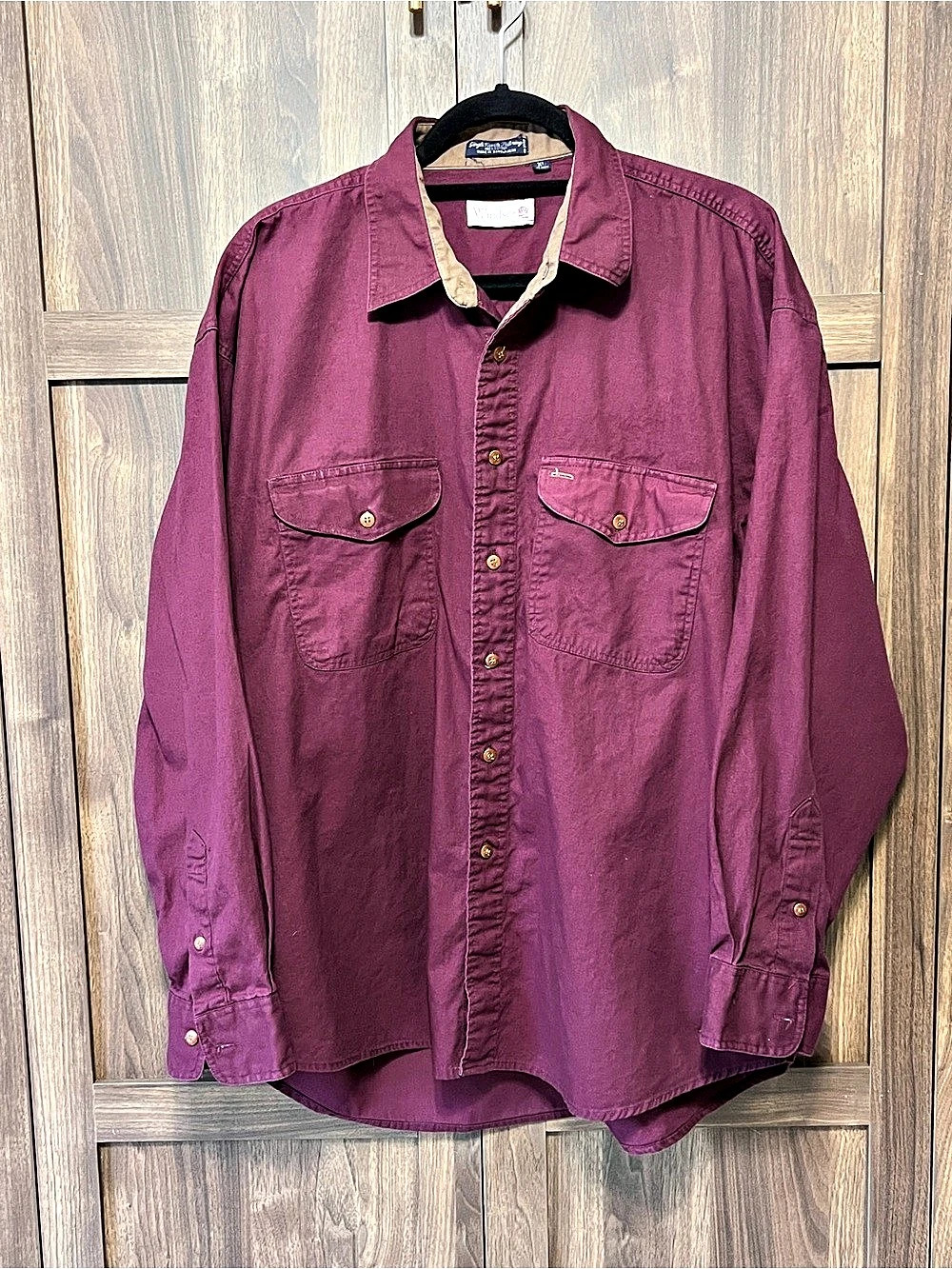 Vintage Men’s Size XL Windsor Cotton Button Down Shirt Size XL Preppy Grandpacor